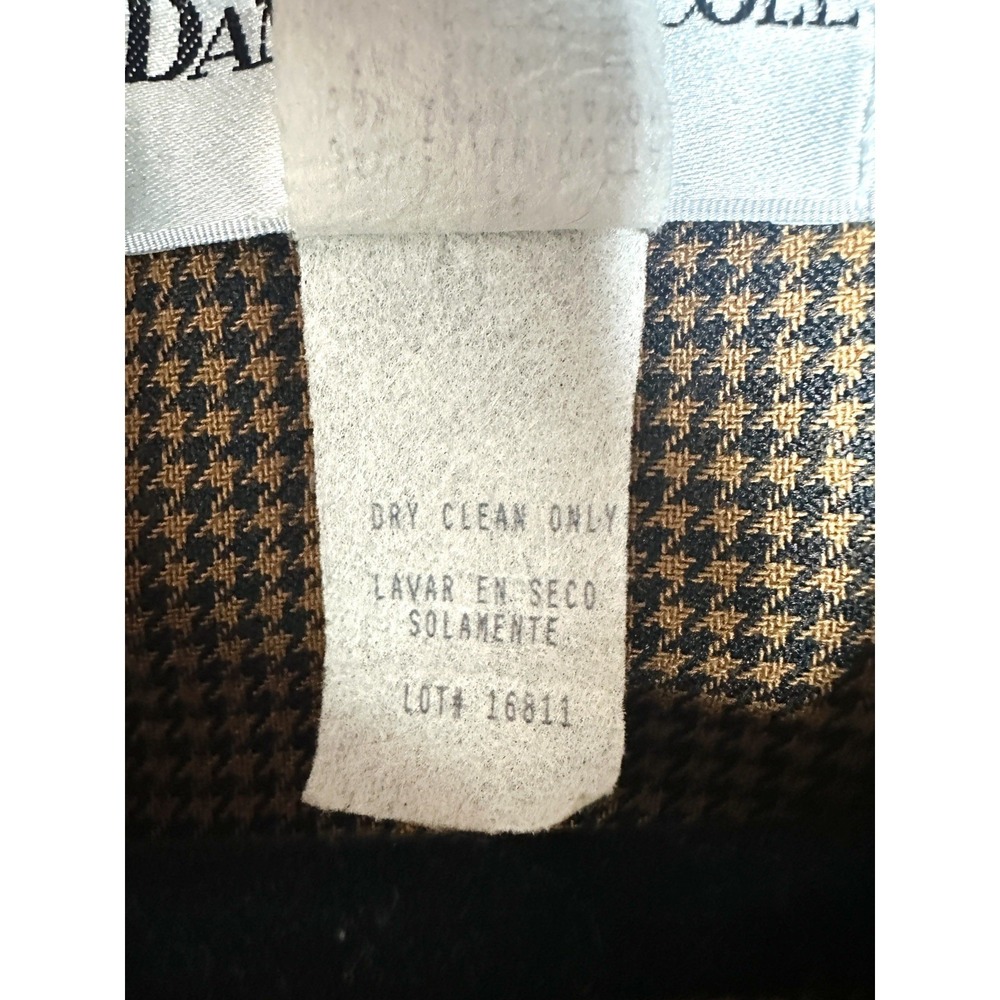 Vintage Danny & Nicole Houndstooth Blazer Women's 10 90s Classic Trim Old Money - Picture 7 of 7